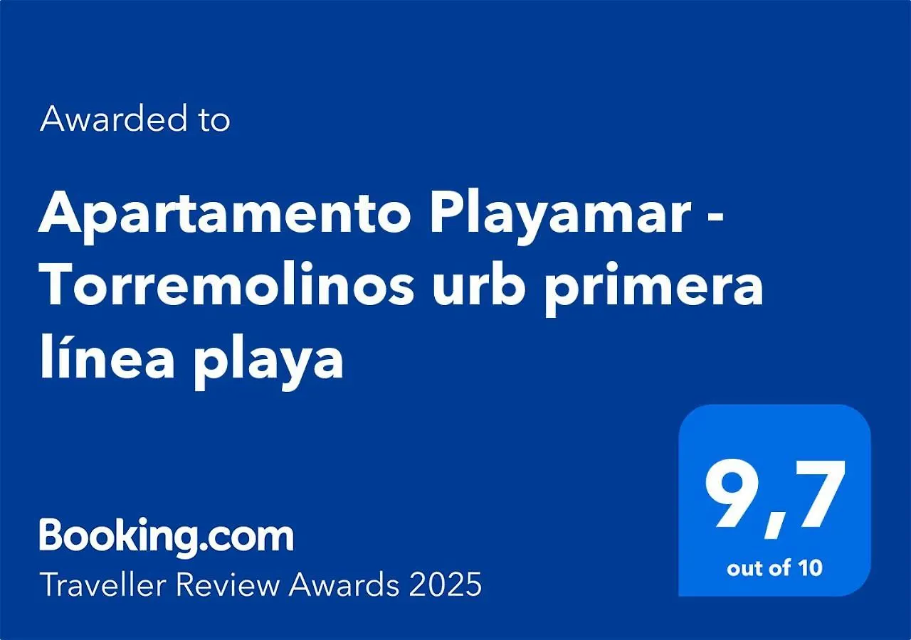 Apartamento Playamar - Torremolinos Primera Linea Playa דירה